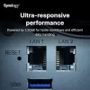 Synology DiskStation DS925+ NAS/tallennuspalvelin Ryzen Embedded V1500B 4 GB DDR4 0 TB musta
