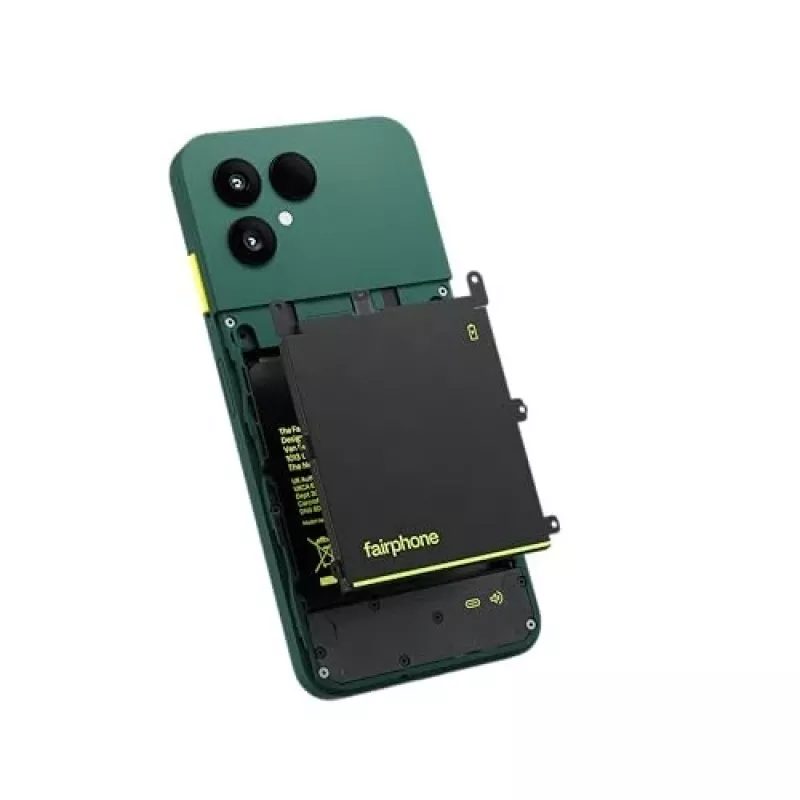 Fairphone The (Gen 6) 16 cm (6,31 inch) Dual SIM Android 15 5G USB Type-C 8 GB 256 GB 4415 mAh vihreä