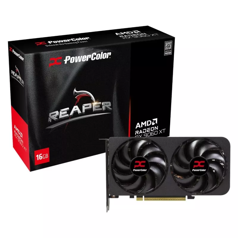 PowerColor Radeon RX 9060 XT 16GB näytönohjain
