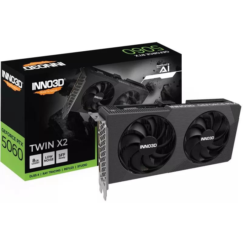 INNO3D GeForce RTX 5060 Twin X2 8GB GDDR7 näytönohjain