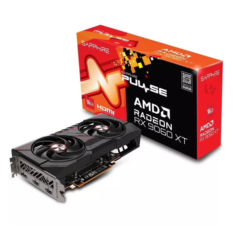 SAPPHIRE PULSE Radeon RX 9060 XT 16GB näytönohjain