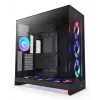 NZXT PC-kotelo H9 Flow RGB+ Midi-Tower musta