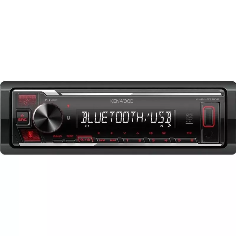 Automediasoitin Kenwood KMM-BT209 Bluetooth 200 W musta