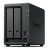 NAS Synology DiskStation DS725+ 2-Bay Ryzen R1600 4GB DDR4 ECC, 2.5GbE, 2x M.2, RAID-tuki, 0TB, musta