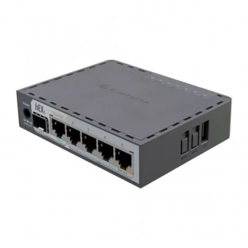 Mikrotik E60IUGS langallinen reititin Gigabit Ethernet musta