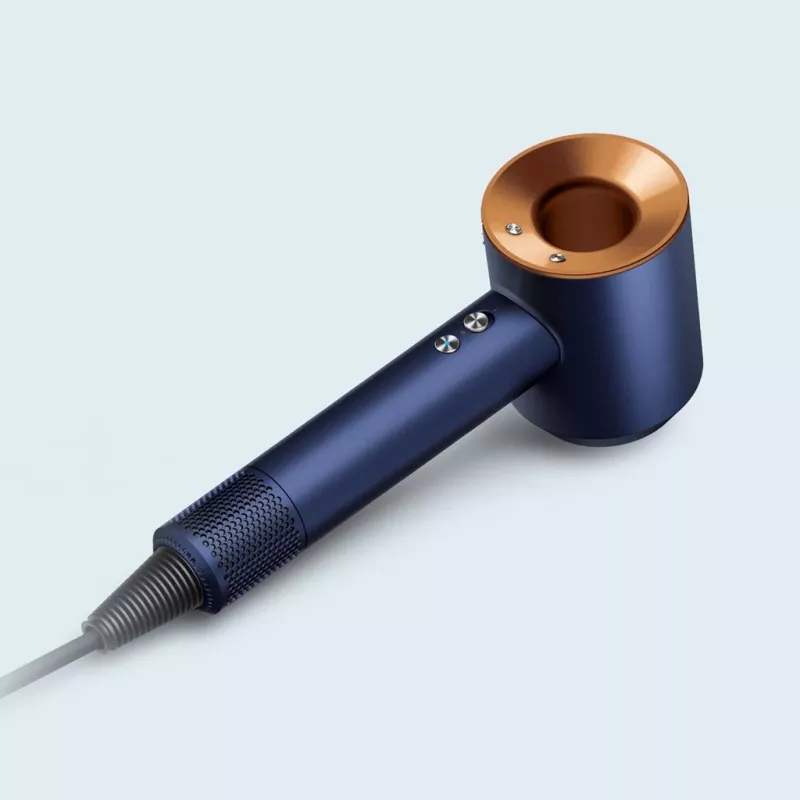Dyson Supersonic Straight+Wavy HD07 hiustenkuivaaja, preussinsininen / kupari (113277-01)