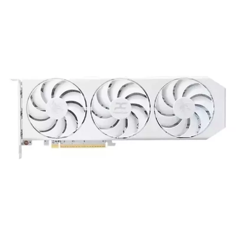 PowerColor Hellhound Radeon RX 9060 XT 16GB GDDR6 valkoinen