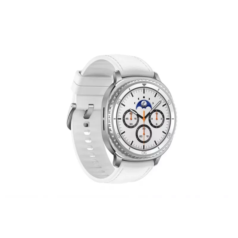 Älykello Samsung Galaxy Watch 8 Classic 46 mm hopea — 3,3 cm AMOLED, 4G, 64 GB, 445 mAh