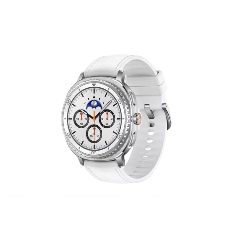 Älykello Samsung Galaxy Watch 8 Classic 46 mm hopea — 3,3 cm AMOLED, 4G, 64 GB, 445 mAh