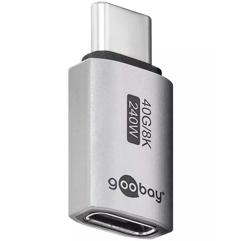 Goobay USB-C-adapteri suora USB4 - uros > naaras (74447)