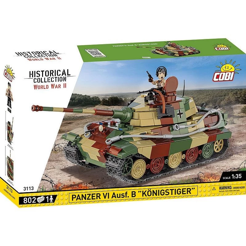 Rakennussarja COBI Panzer VI Ausf. B Königstiger 802 osaa