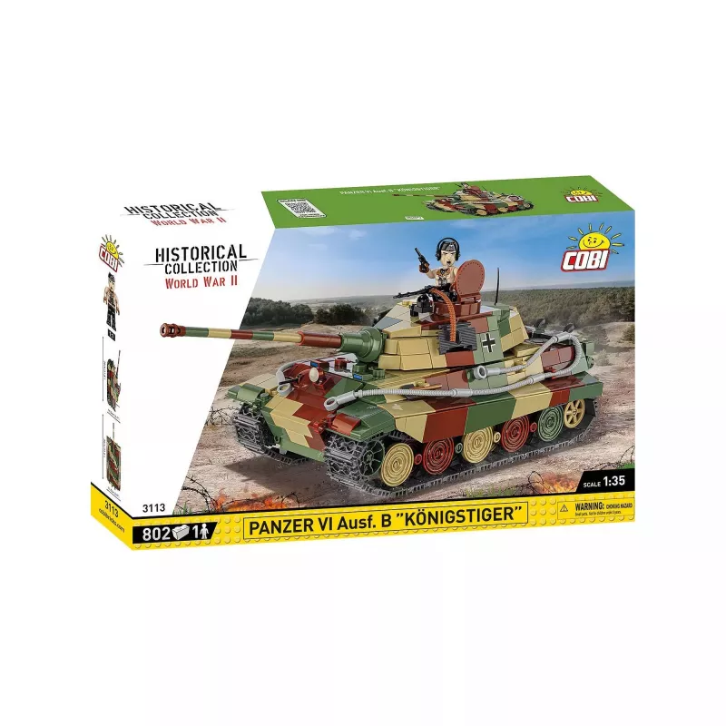 Rakennussarja COBI Panzer VI Ausf. B Königstiger 802 osaa