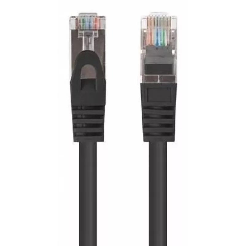 Lanberg PCF6-20CC-0150-BK Cat.6 F/UTP -verkkokaapeli, 1,5 m, musta, 10 kpl:n pakkaus