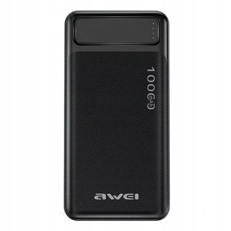 Kannettava varavirtalähde P5K 10000mAh 2xUSB 2.1A - musta