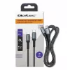 Qoltec kaapeli USB 2.0 Type-C – USB 2.0 Type-C 100W QC 3.0 PD 1 m musta