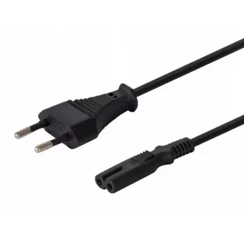 Virtakaapeli kahdeksikko 2-pin 1,2 m, 10 kpl:n pakkaus CL-97