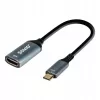 Savio sovitin USB-C (M) HDMI (f), 4K, 60Hz, alumiini, AK-78