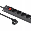 Qoltec alumiininen PDU RACKiin | 16A | 16 x Schuko | pystysuora | 1,8 m