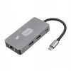 TB-sovitinkeskitin USB-C (7-in-1) HDMI USB SD/TF RJ45 (2500 Mbit/s) PD