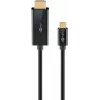Goobay USB-C - HDMI -kaapeli 4K 60 Hz 1 m musta - uros> HDMI (75696)