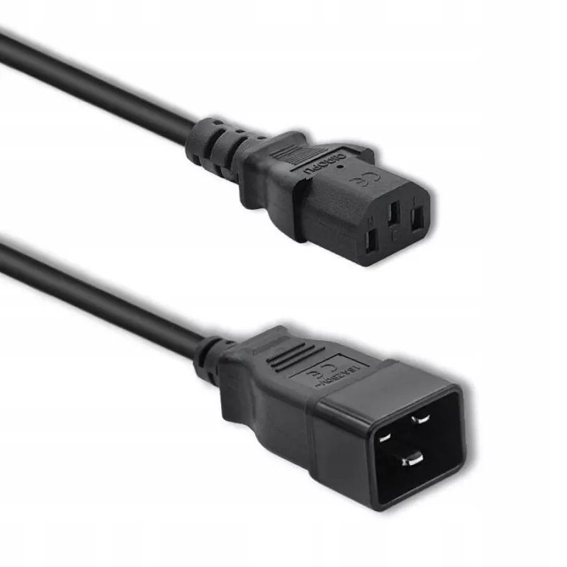 Virtakaapeli Qoltec 53991 musta 1,2 m C20 C13 liitin