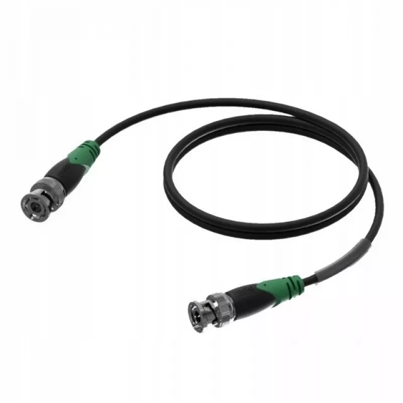 Verkkokaapeli Procab 1KPCL215 BNC MALE BNC MALE 50 OHM 1.5M musta