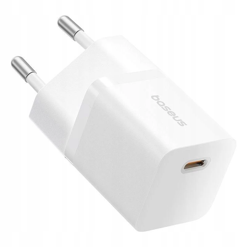 Baseus P10110909213-00 USB-C GaN5 mini 25W verkkolaturi valkoinen