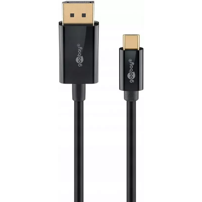 USB-C - DisplayPort -kaapeli GOOBAY 75704, 1 m, jopa 4K@60Hz