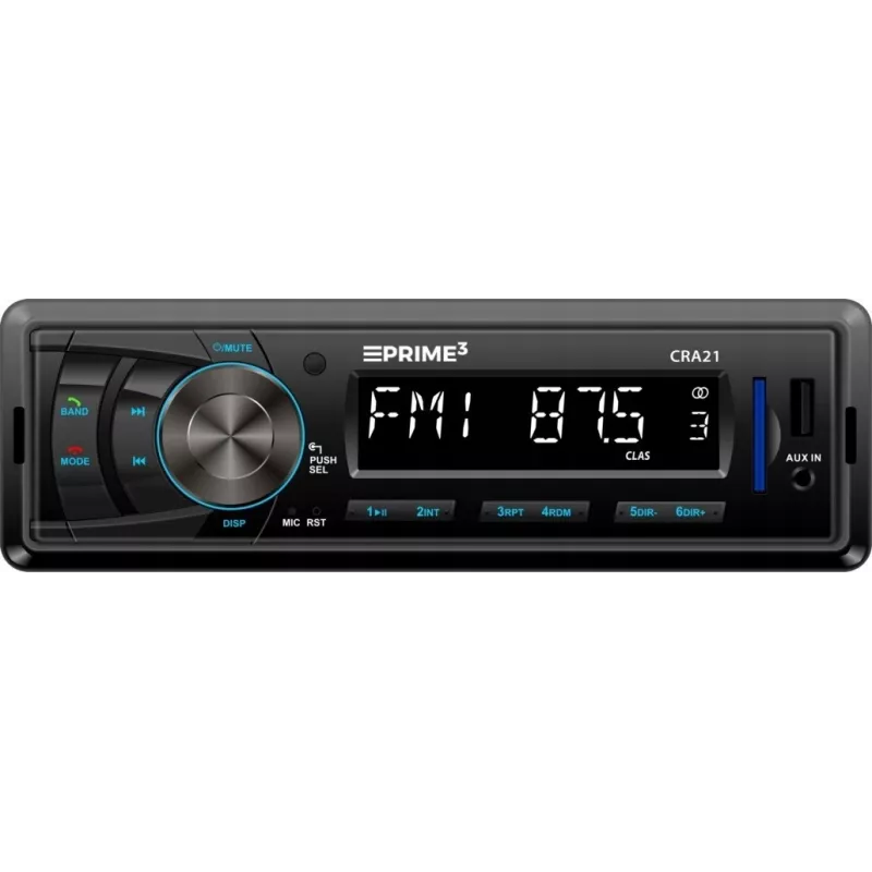 Auto-FM-radiovastaanotin PRIME3 CRA21 BT Bluetooth UKW-virittimellä ja Bluetooth-yhteydellä