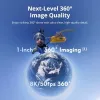 DJI Osmo 360 Adventure Combo CP.OS.00000442 8K 360° actionkamera, 120 MP, 1/1,1 tuuman CMOS, 2 tuuman näyttö, 128 Gt, Wi-Fi, IP68