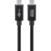USB-C-kaapeli WENTRONIC USB4 Gen4 1.2m — tukee 16k@60Hz ja 4K@120Hz