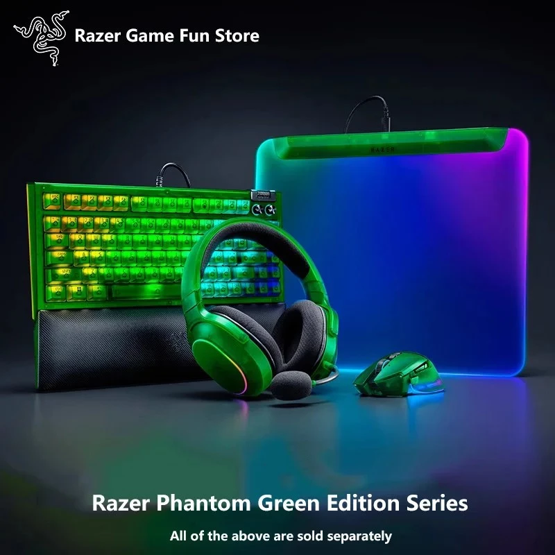 Razer Barracuda X Chroma kuulokemikrofoni langaton sankakuuloke peli Bluetooth vihreä