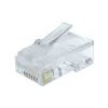 Gembird LC-8P8C-002/100 johtoliitin RJ-45 läpinäkyvä