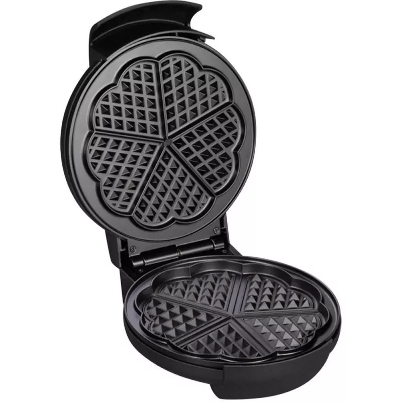 Severin WA 2103 -vohvelirauta 4 vohvelille 1200 W musta, hopea