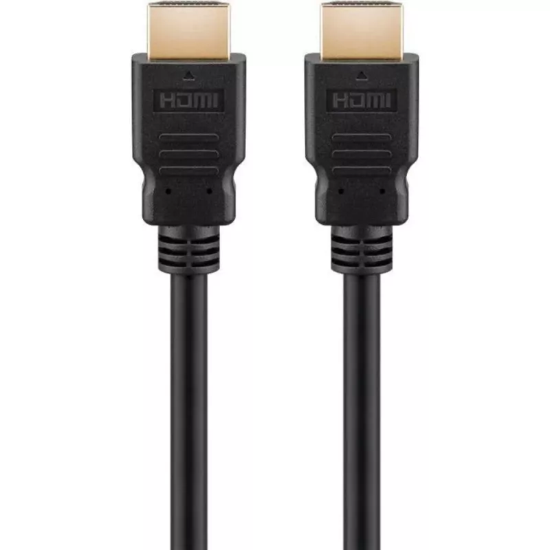 Goobay 41082 HDMI-kaapeli 1 m HDMI Type-A (Standard) 2 x HDMI Type-A (Standard) musta (41082)