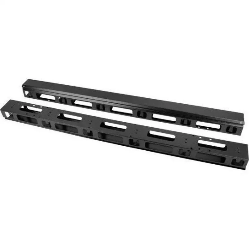 LANBERG AK-1212-B pystysuuntainen kaapelinhallinta 22U musta, 2 kpl:n pakkaus