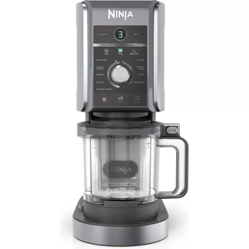 Ninja Creami Deluxe NC502CH, jäätelö- ja jääkone, musta