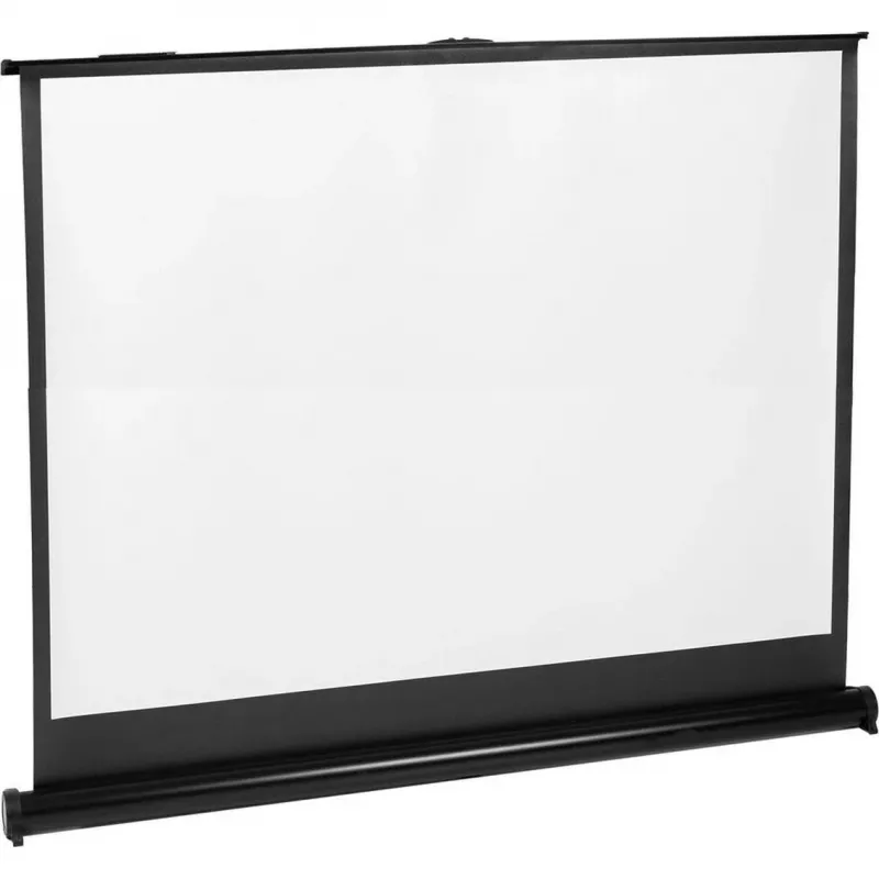 Projektiokangas MACLEAN MC-961 45 inch (4:3) vapaasti seisova, valkoinen metalli, näkyvä pinta 96×77 cm