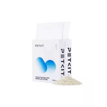 Paakkuuntuva tofu-kissanhiekka PETKIT PKCL08 — 4 pussia, okkultin veren testi