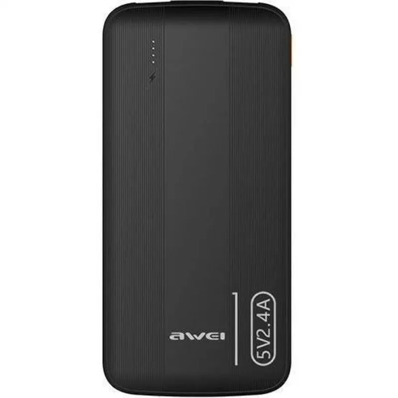 Awei PowerBank P20K 10000mAh musta/musta (10000mAh), powerbank, musta