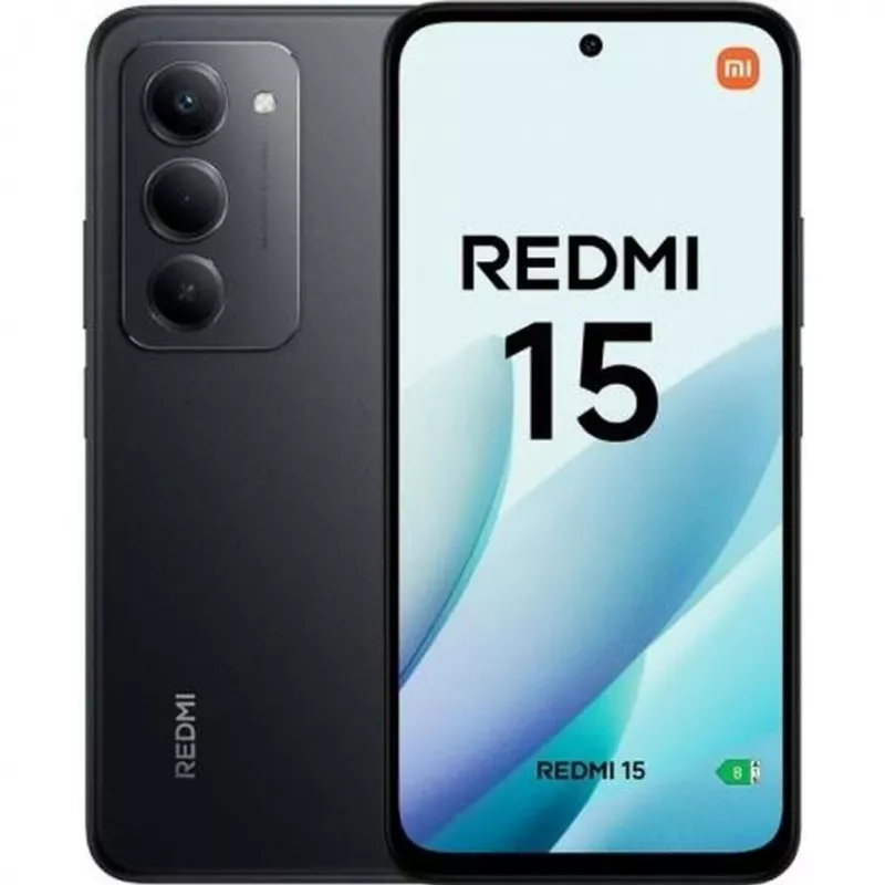 Älypuhelin Xiaomi Redmi 15 6,9 inch 8 GB RAM 256 GB tallennustila 7000 mAh musta