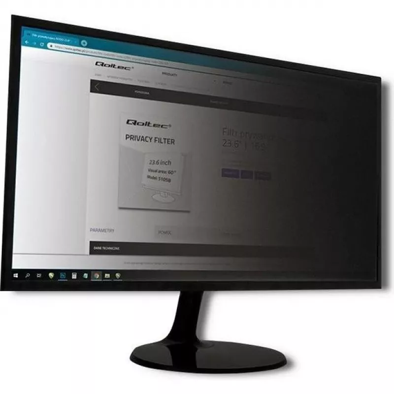 Näytön tietosuojakalvo Qoltec 51058 59,9 cm (23,6