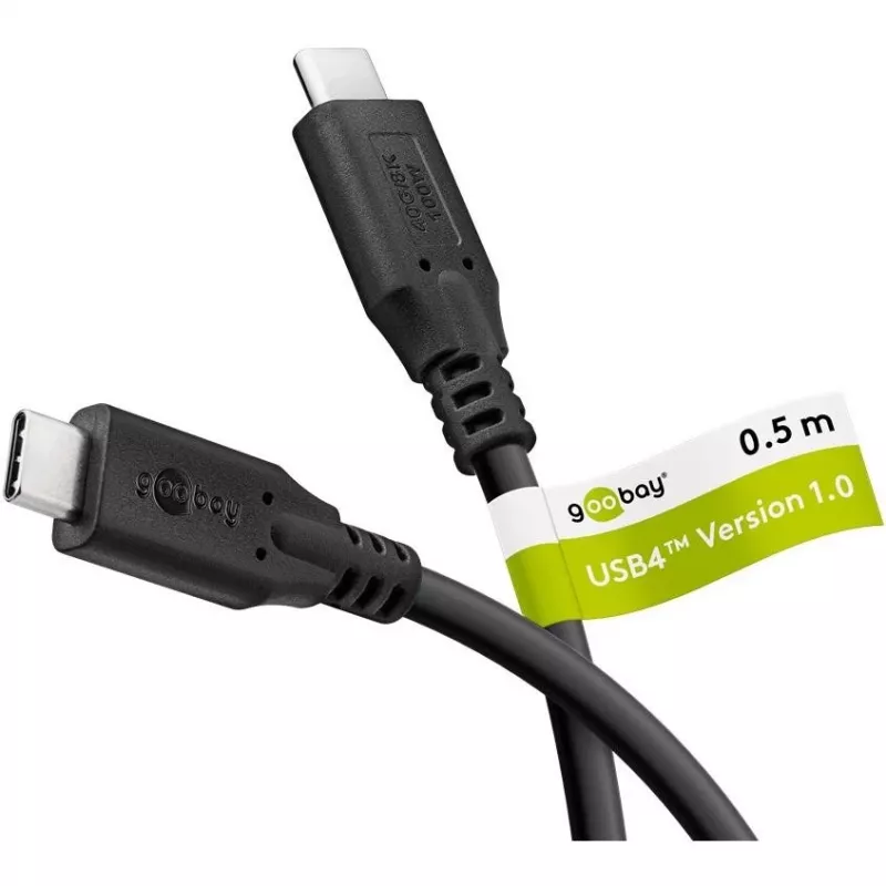 Goobay 74190 USB-kaapeli musta
