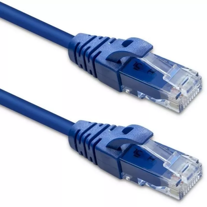 Verkkokaapeli QOLTEC 54534 2xRJ45 UTP CAT6 5m musta