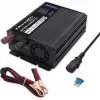 Qoltec 51952 älykäs Monolith akkulaturi LiFePO4/AGM/GEL/SLA-akuille, 10 A, 24 V
