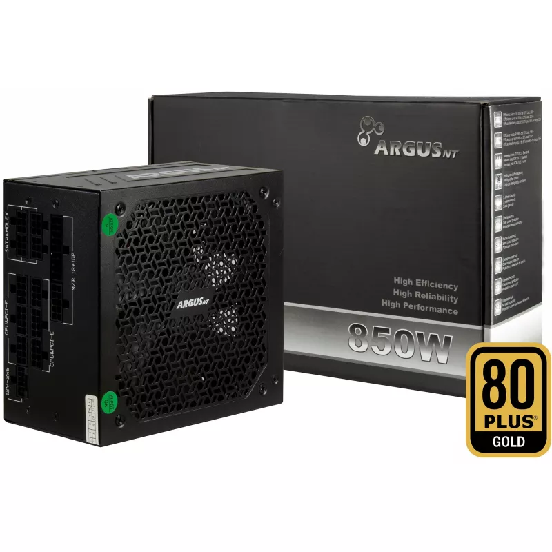 Inter-Tech HA-850BA4 virtalähde, 850W, kaapelinhallinta