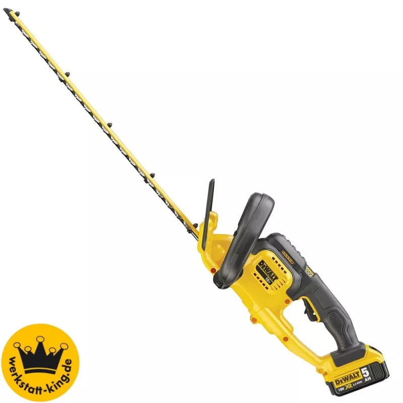 Akkukäyttöinen pensasleikkuri DeWALT DCM563P1-QW