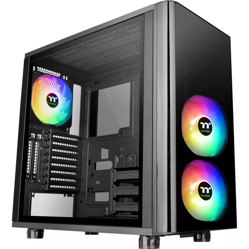 Thermaltake View 31 TG - ARGB Edition - MIDI Tower - ATX - ilman virtalähdettä (PS/2) - musta - USB/audio