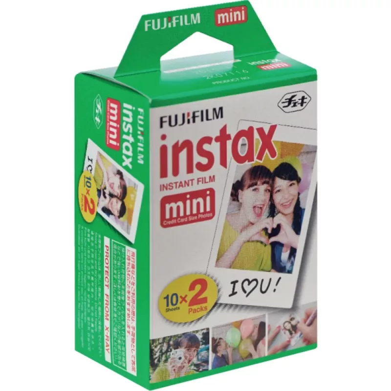 Fujifilm 16567828 filmi. 2x10 arkkia pakkaus=2 Fujifilm Instax Mini