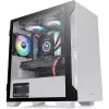 PC-kotelo Thermaltake S100 Tempered Glass Snow Edition Micro Tower valkoinen